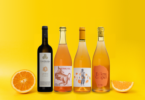 4 Shades of Orange Wine